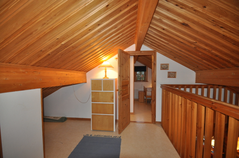 Loft sett från trapp