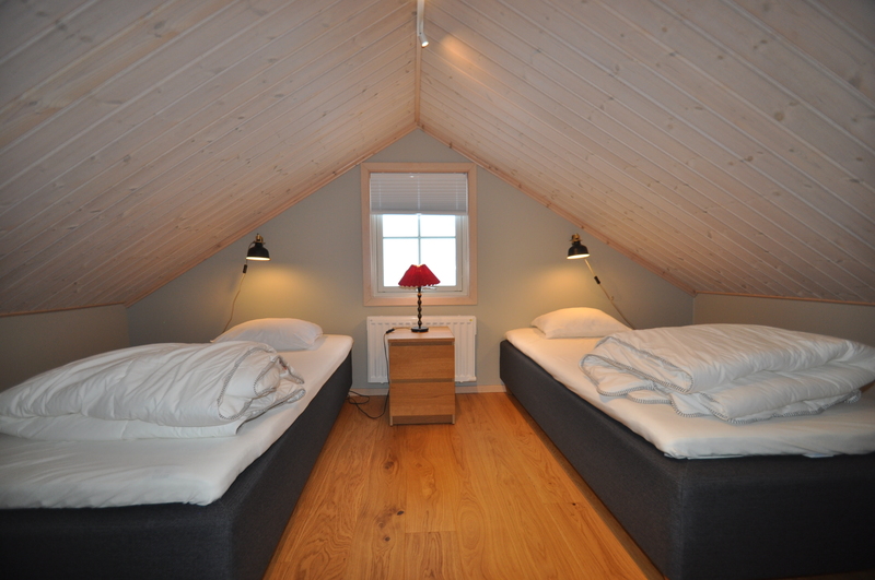 Sovrum 3 på loftet med 2st enkelsängar