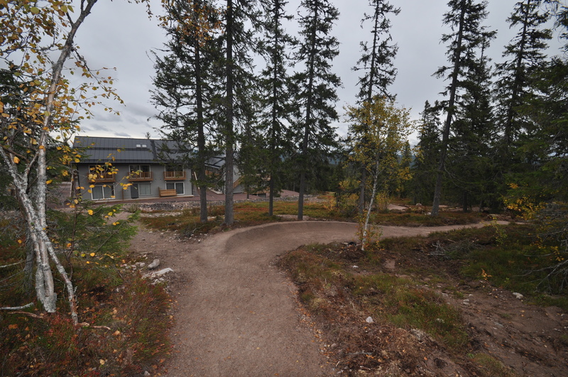 Kortet är taget från Down hill banan mot Vrilbacken 3