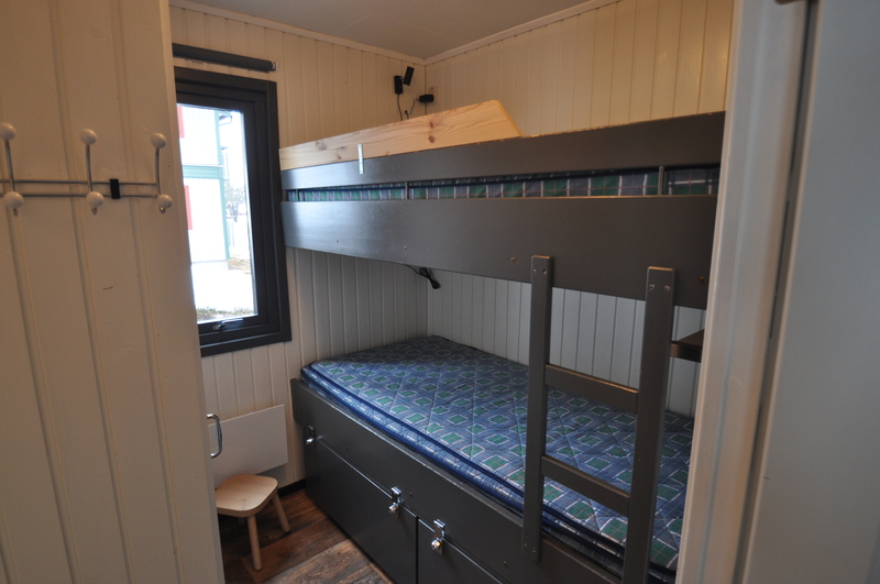 Sovrum 1 med en våningssäng